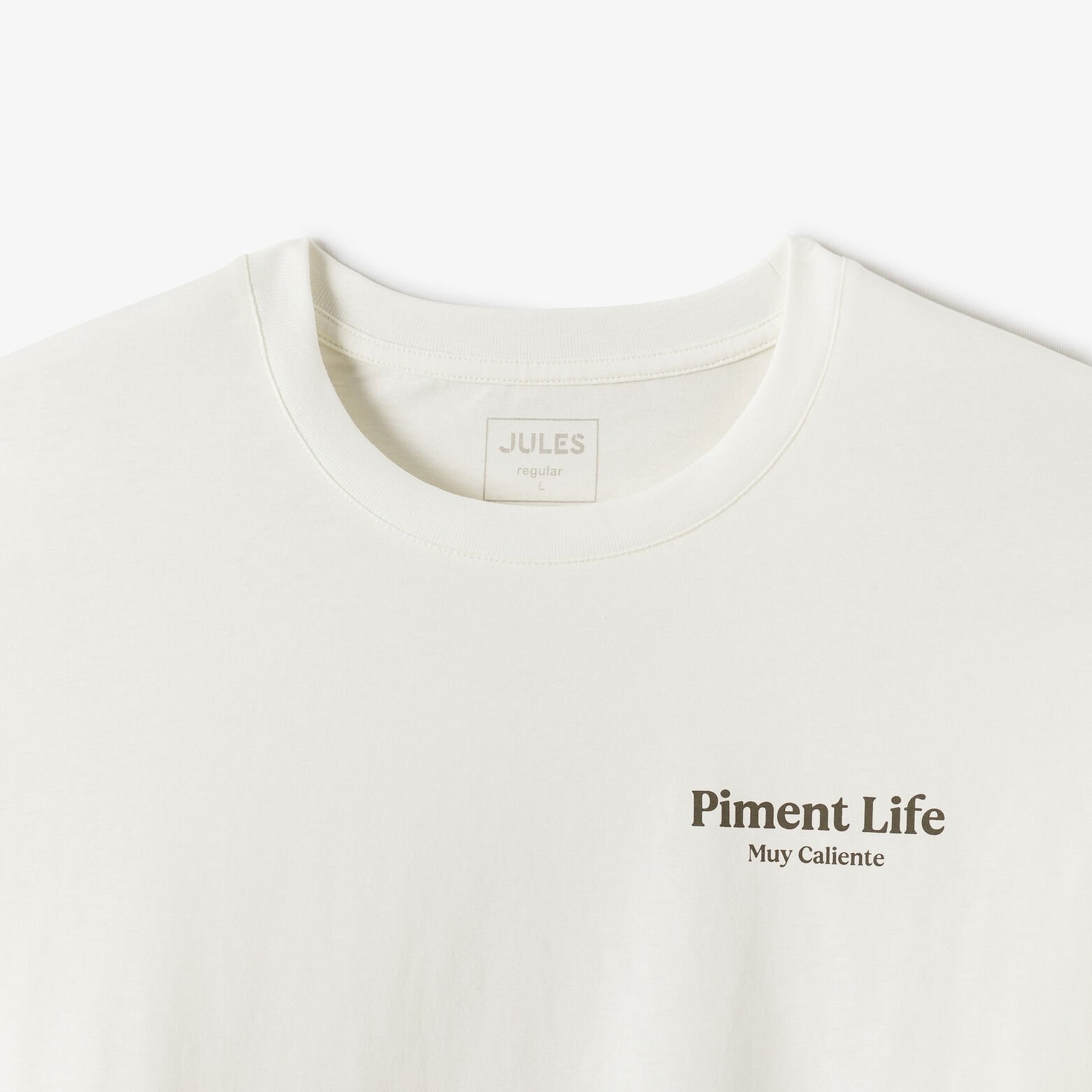 Tee shirt imprim&eacute; devant dos en coton