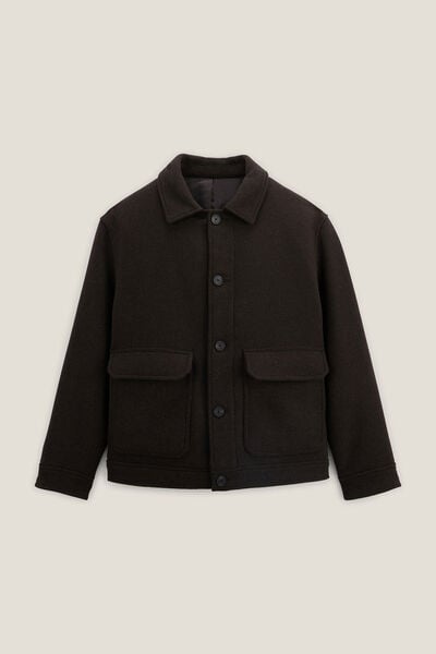 Blouson mi-saison en lainage