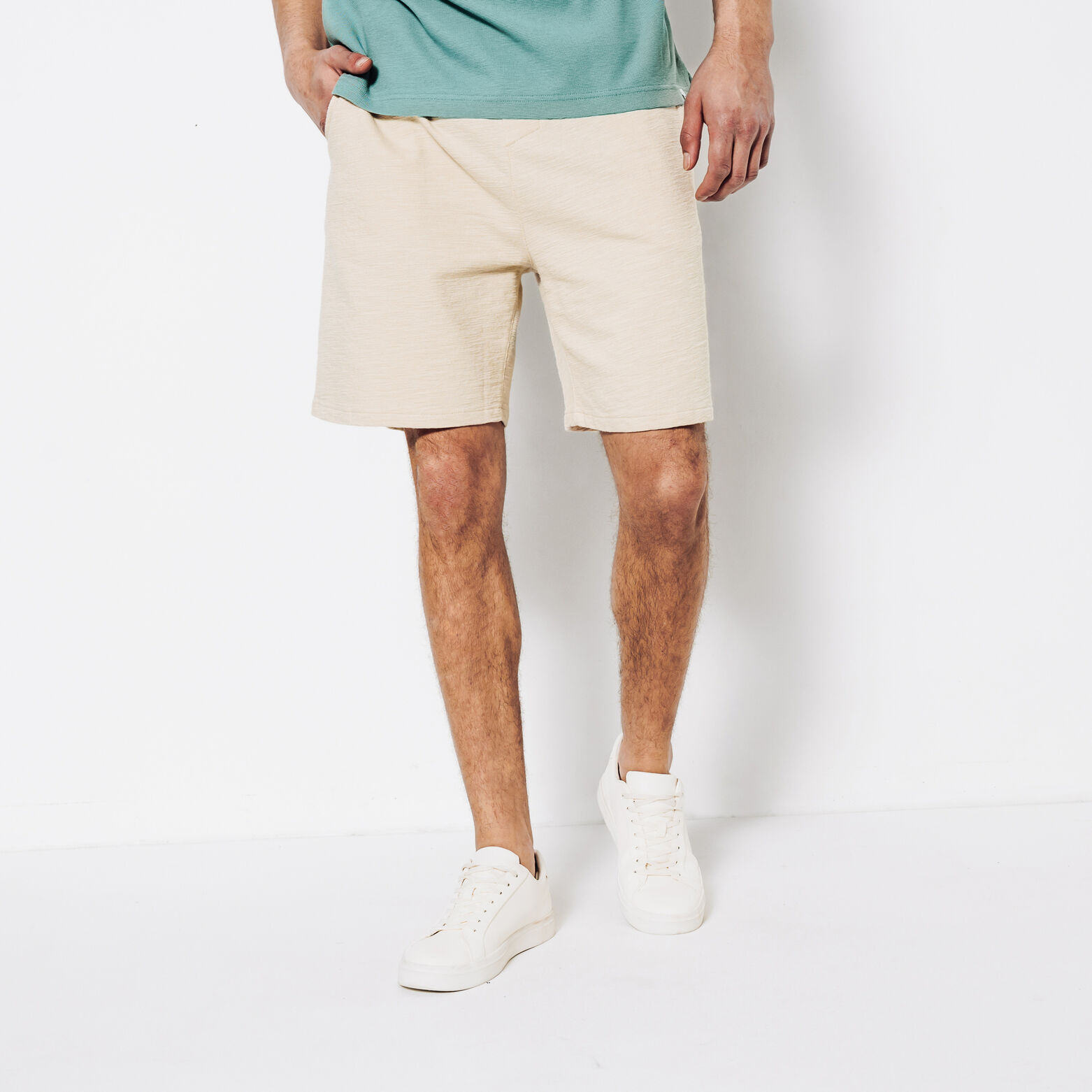 Bermuda met elastische tailleband