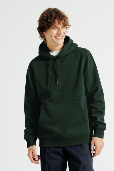 Sweat &agrave; capuche uni