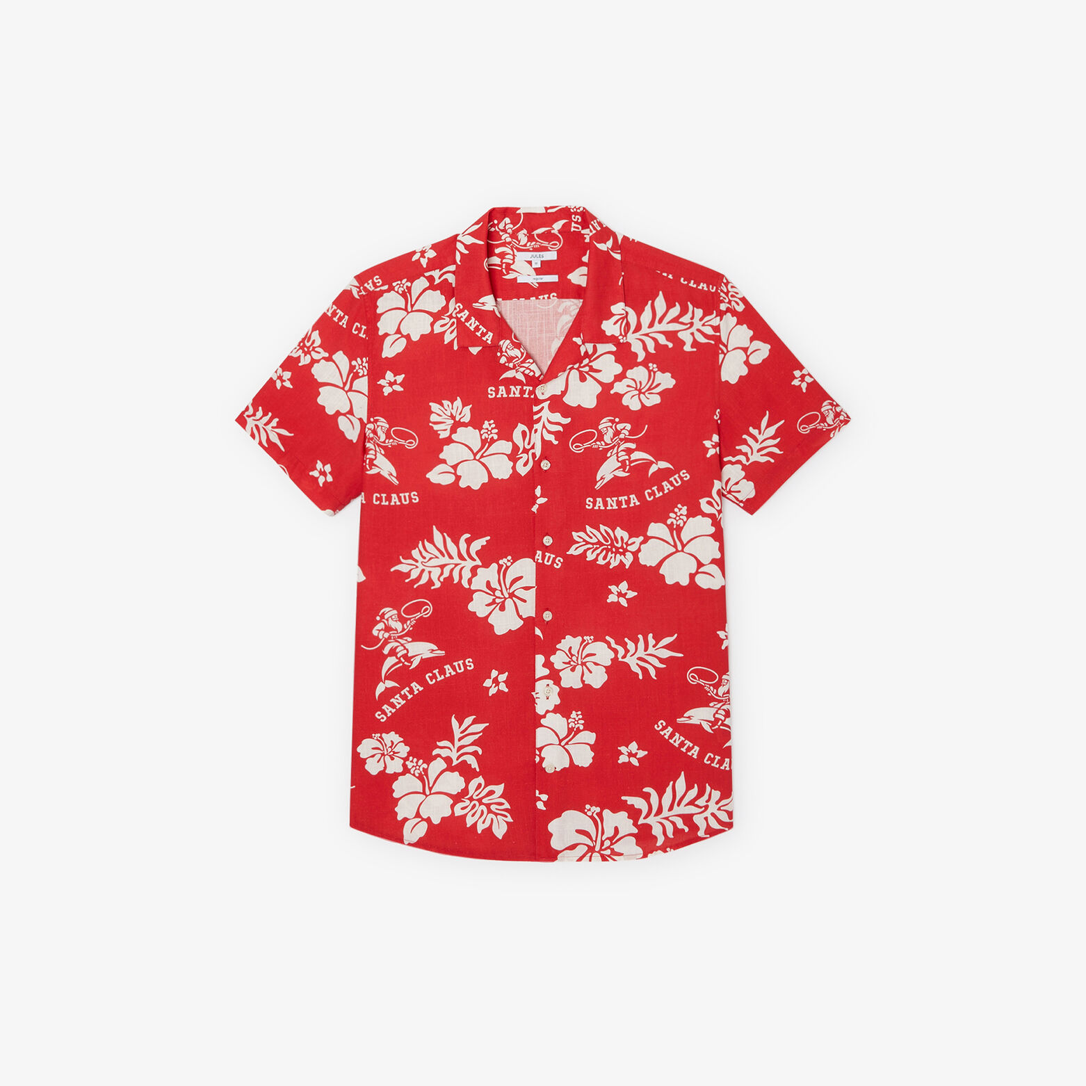 Chemisette regular imprim&eacute; coton