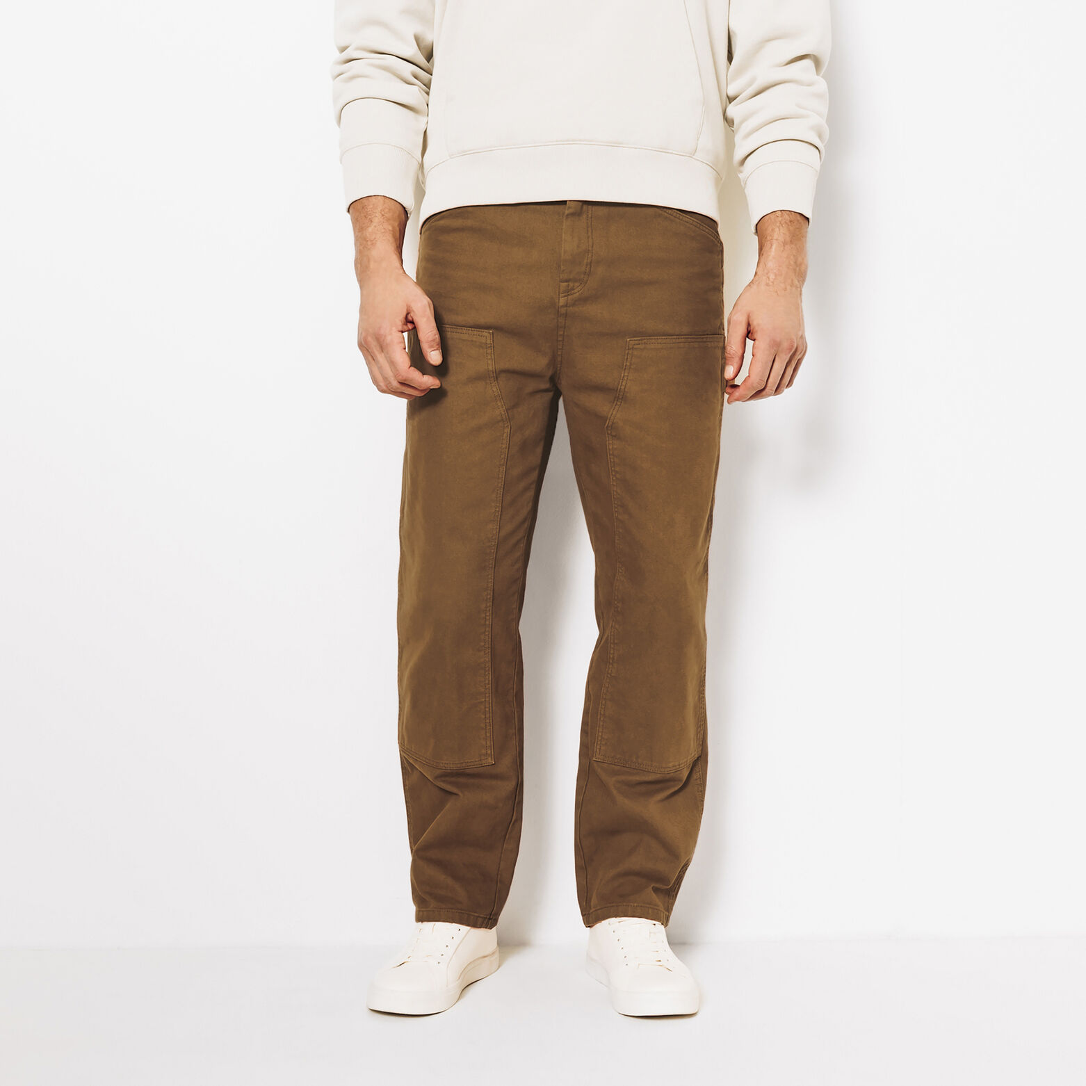 Large fit panel pants