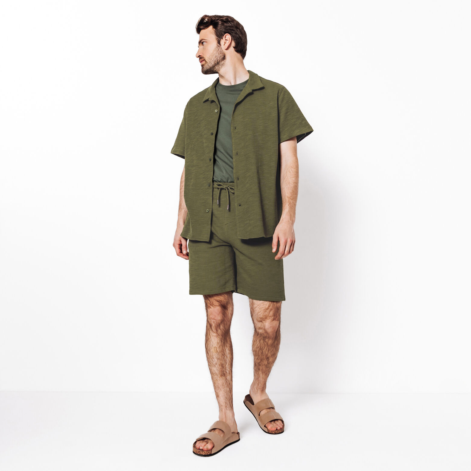 Hemdje in badstof met haaienkraag