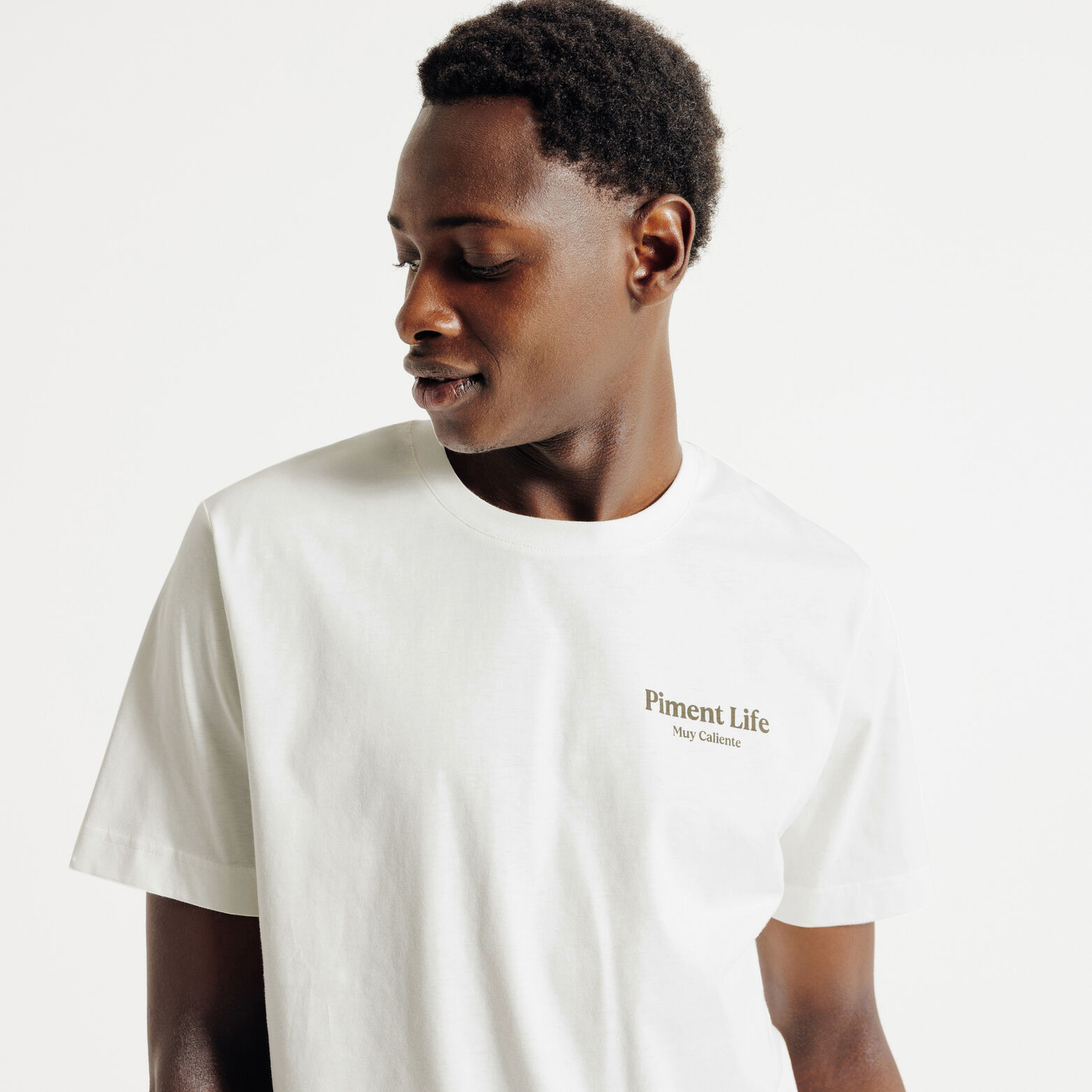 Tee shirt imprim&eacute; devant dos en coton