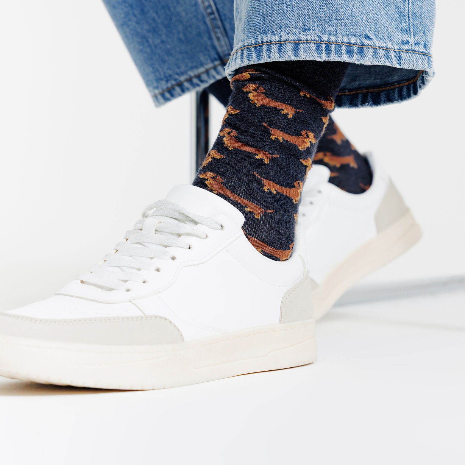 Chaussettes hautes fantaisies