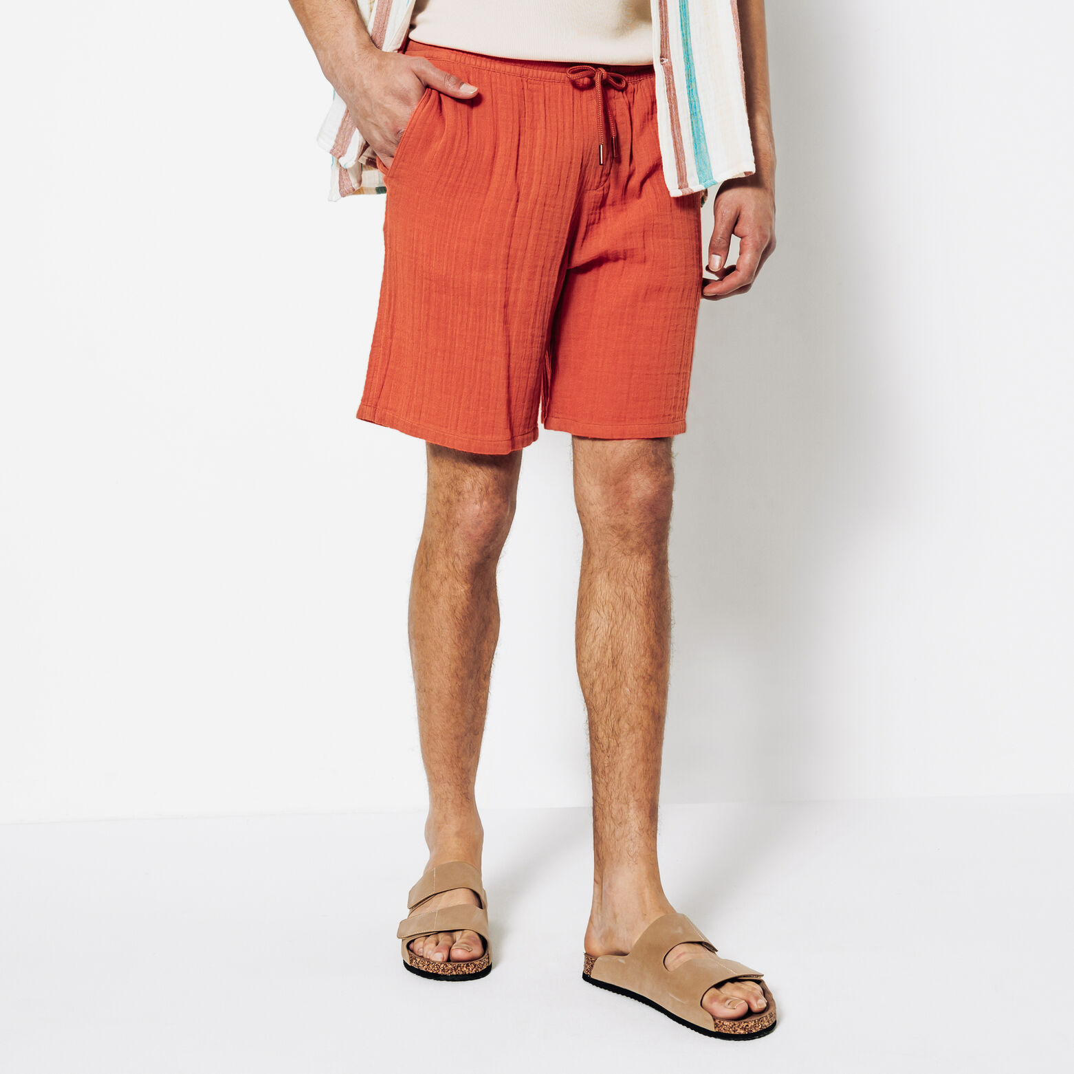 Short en gaze de coton