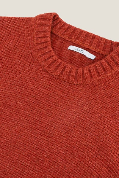 Pull col rond doux