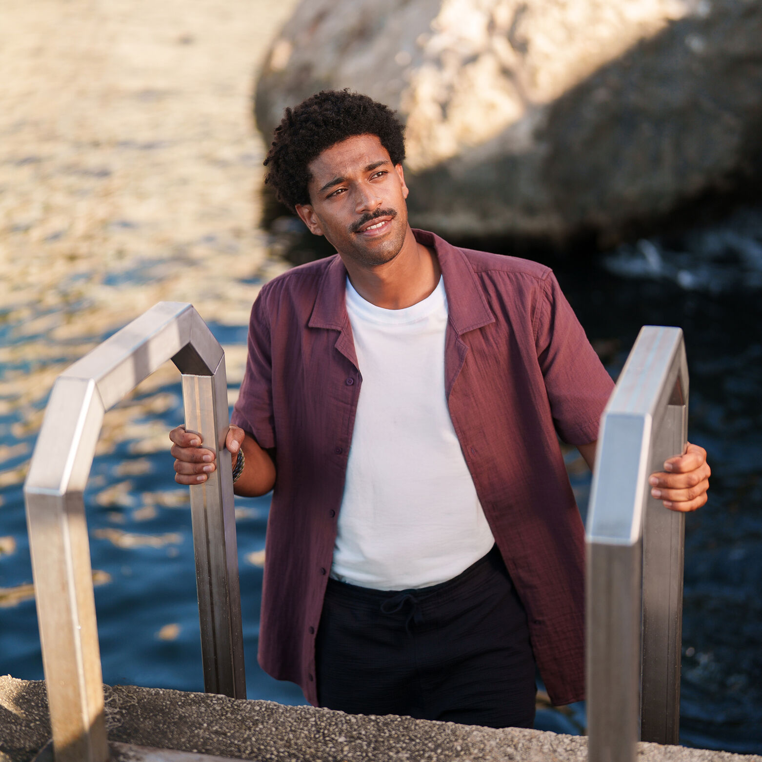 Regular effen hemdje in katoengaas