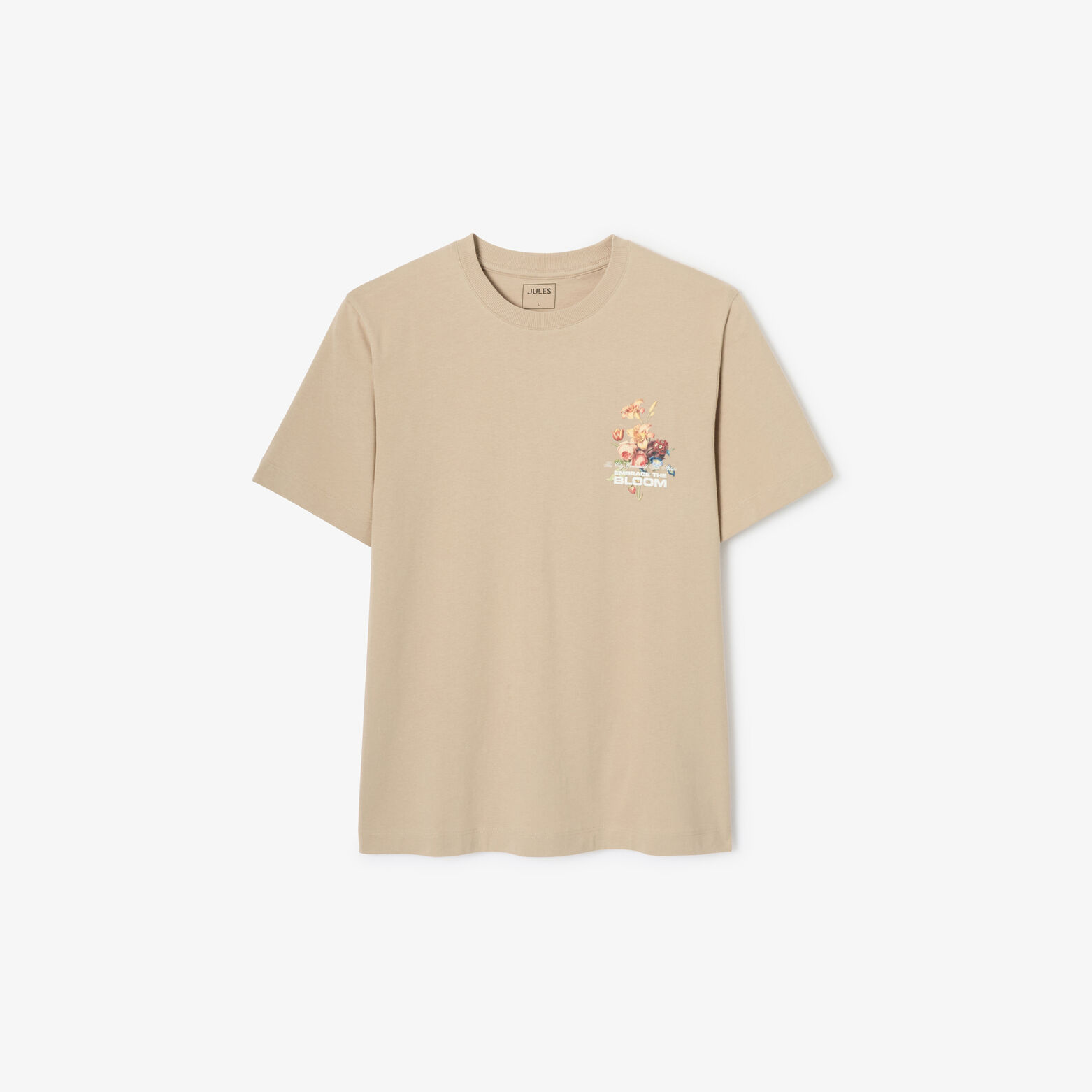 T-shirt met print voor- en achteraan