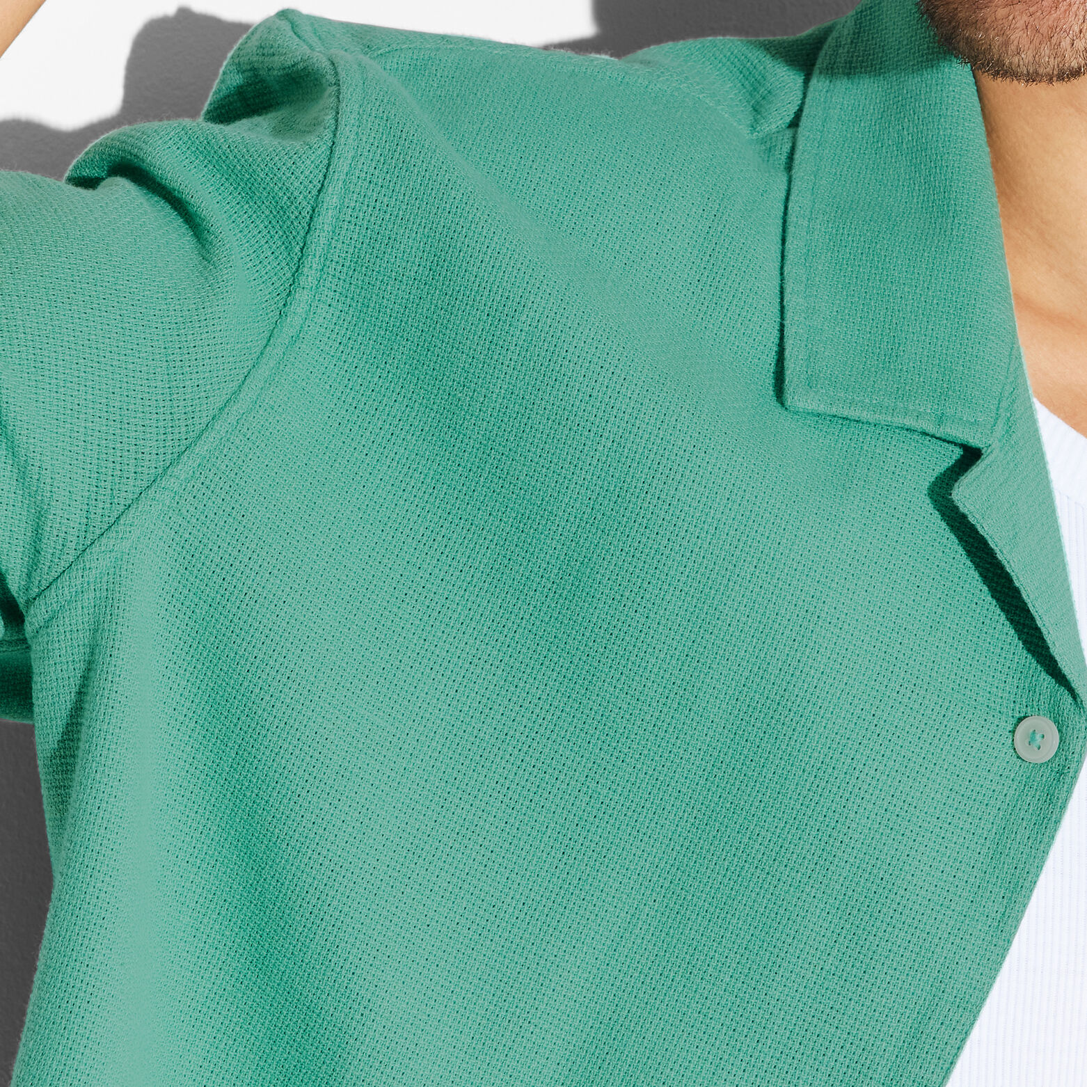 Chemisette  en coton tricot