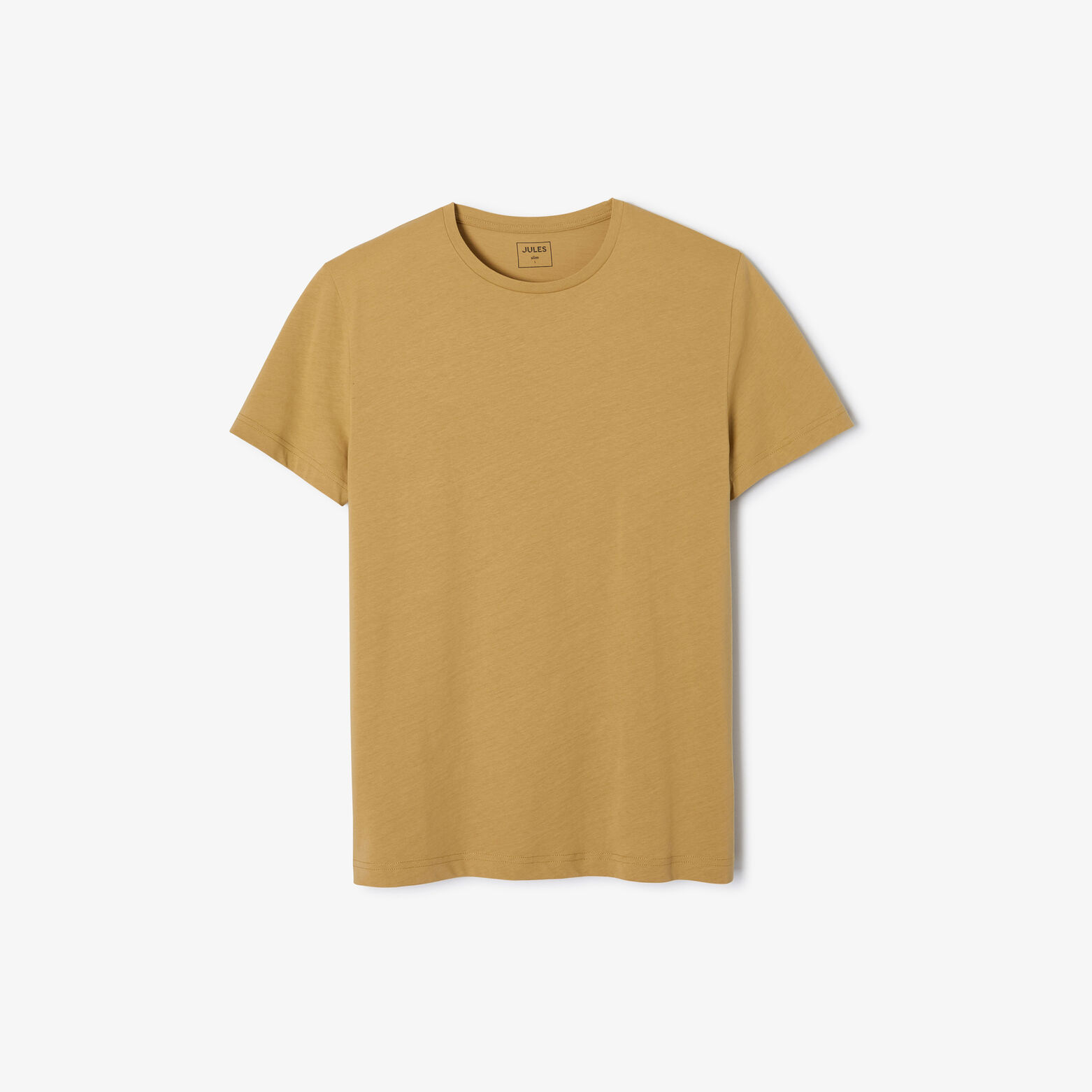 Tee shirt en coton col rond basique