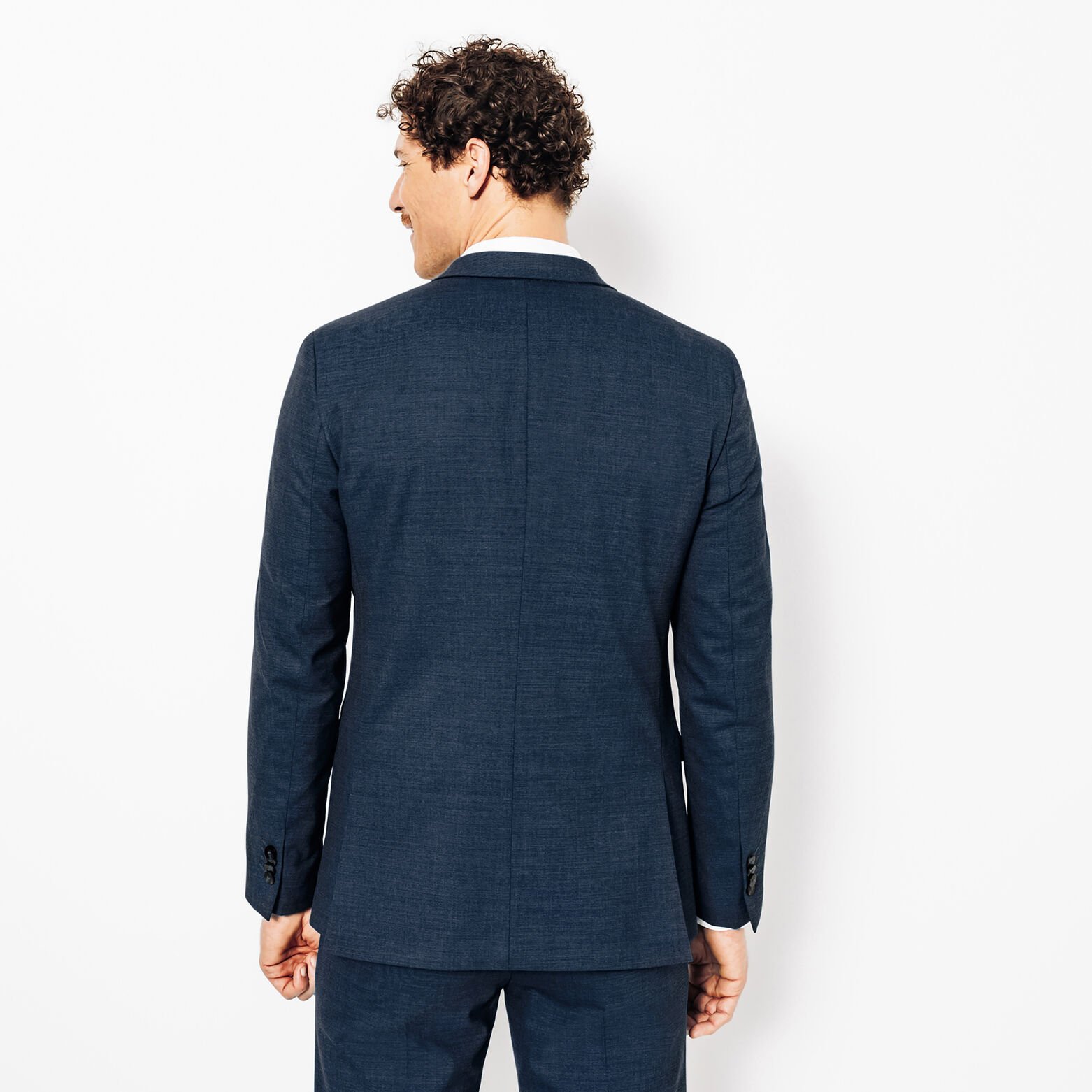 Veste de costume slim bi-ton