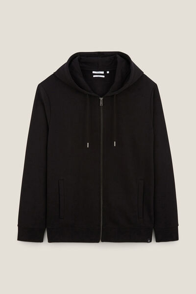Sweat &agrave; capuche zipp&eacute; uni