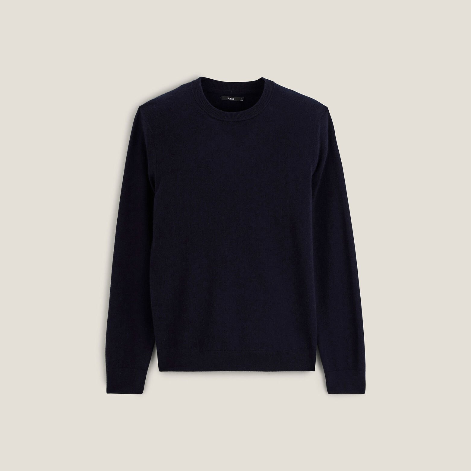 Pull col rond m&eacute;lange m&eacute;rinos cachemire