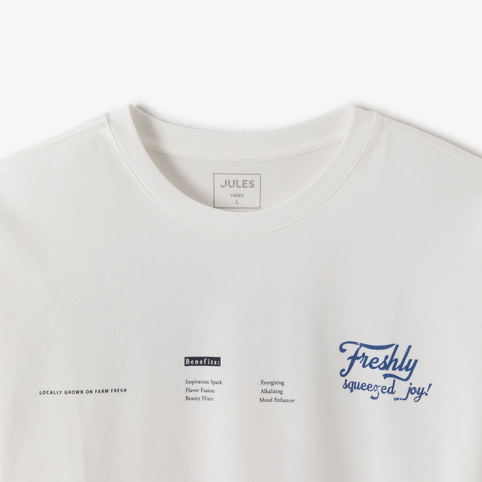 Tee shirt imprim&eacute; devant et dos citron