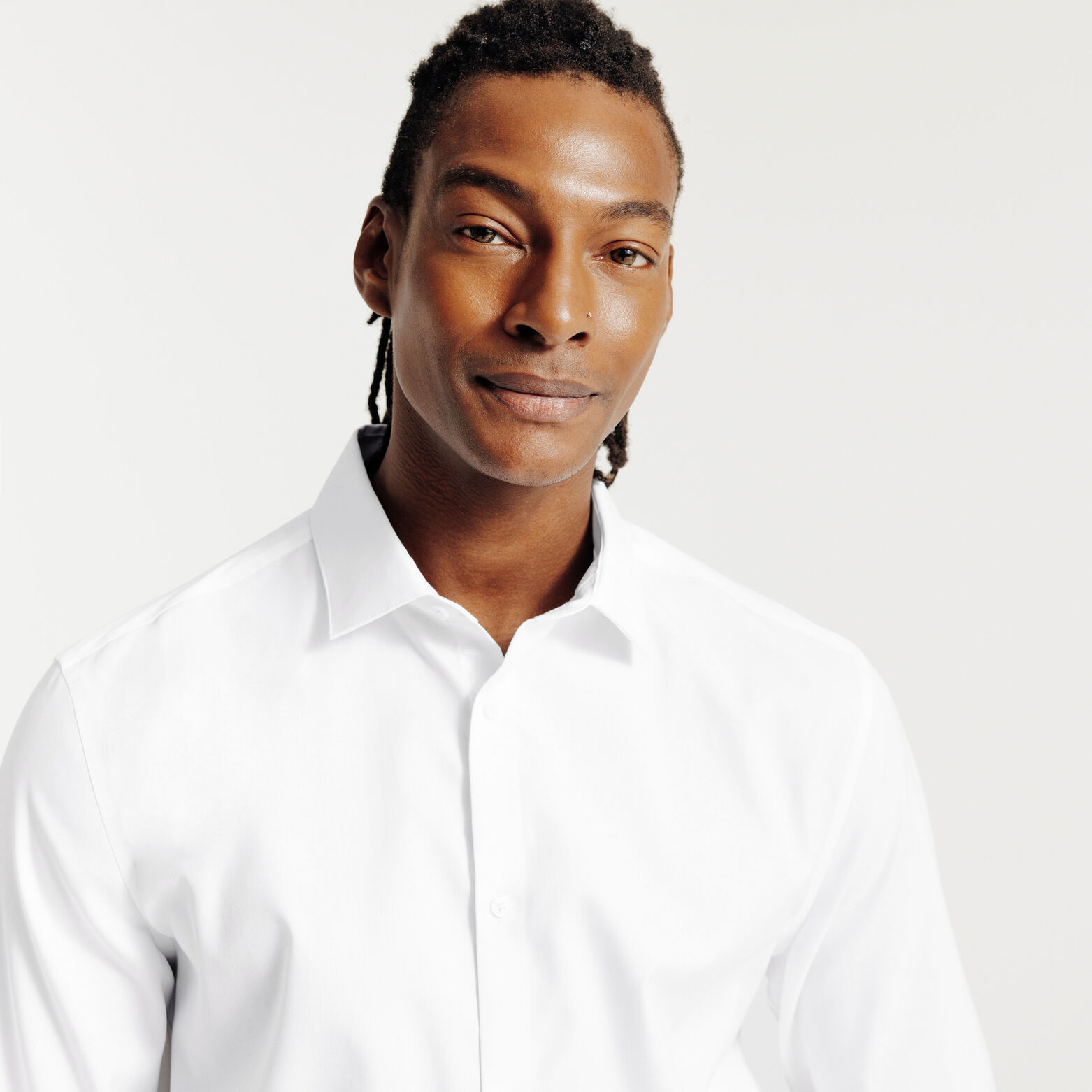 Chemise sans repassage en coton slim