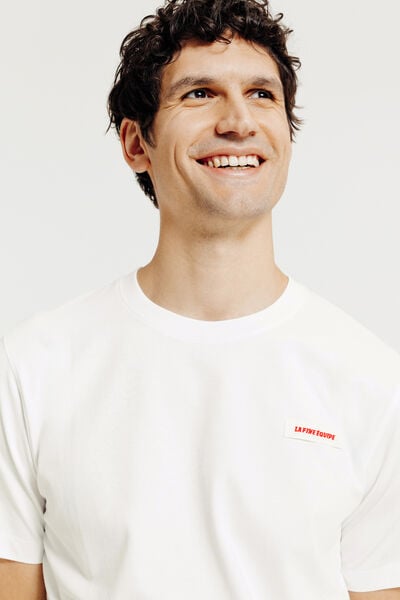 Tee shirt d&eacute;tail poitrine licence L'&Eacute;quipe