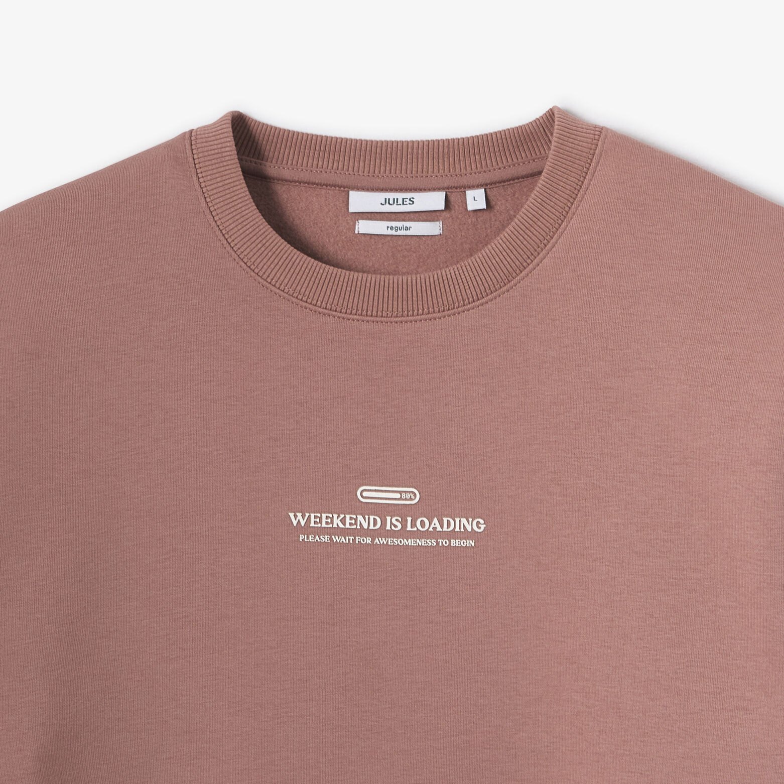 Sweat col rond imprim&eacute;