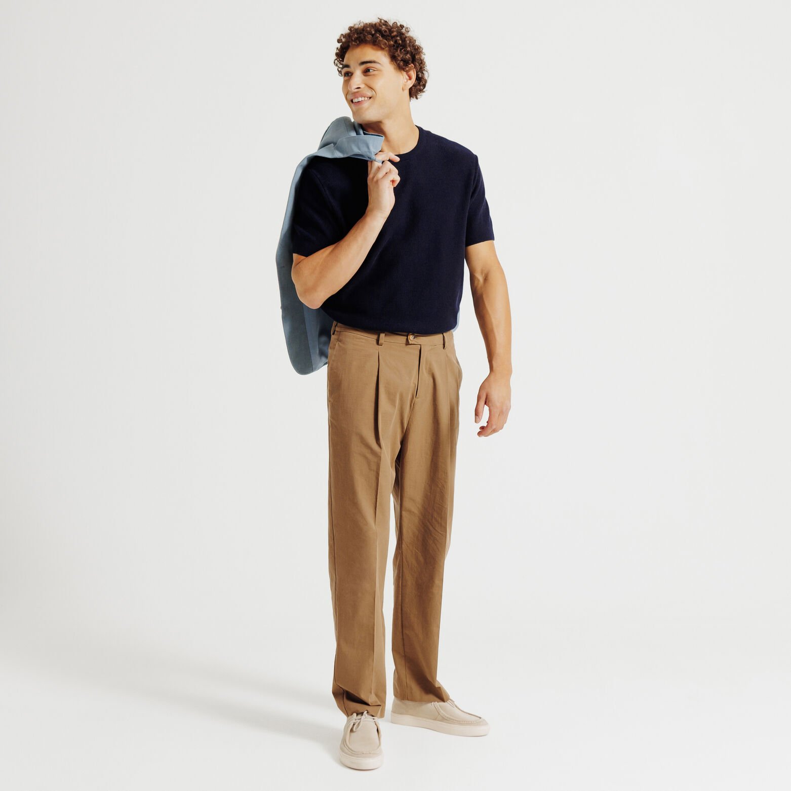 Tee shirt en maille jeux de points fantaisie