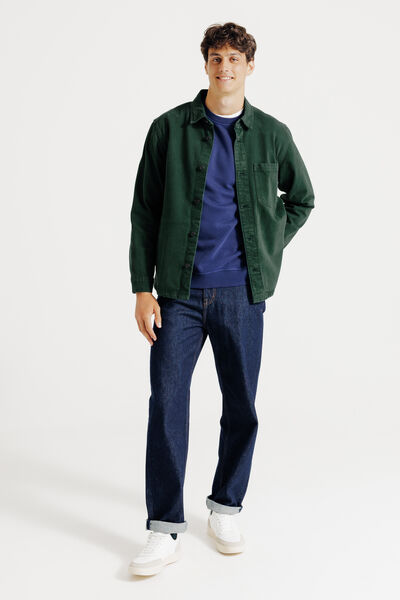 Surchemise en jean coton