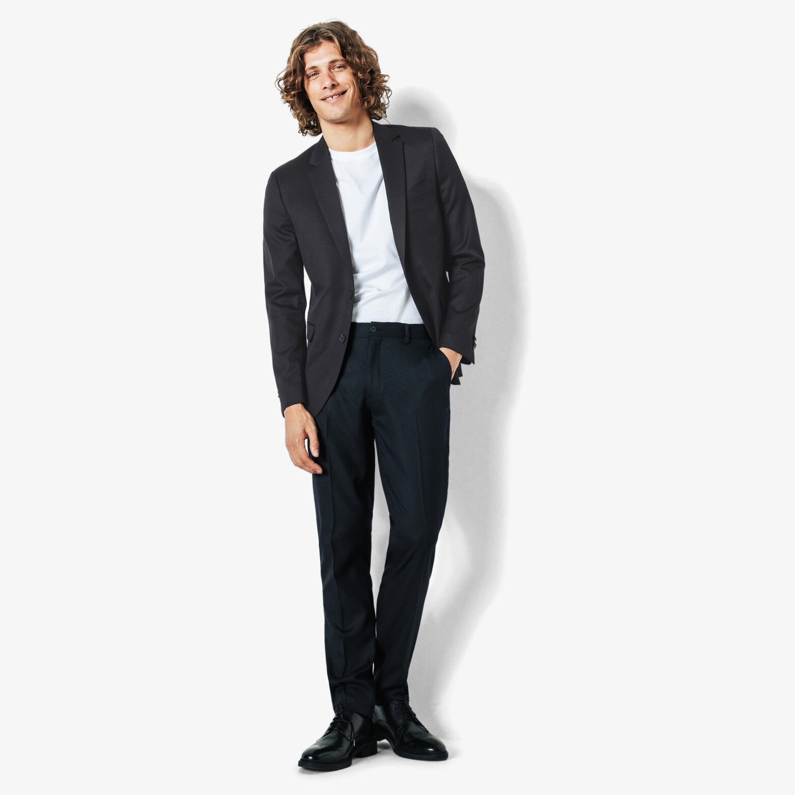 Slim fit kostuumvest