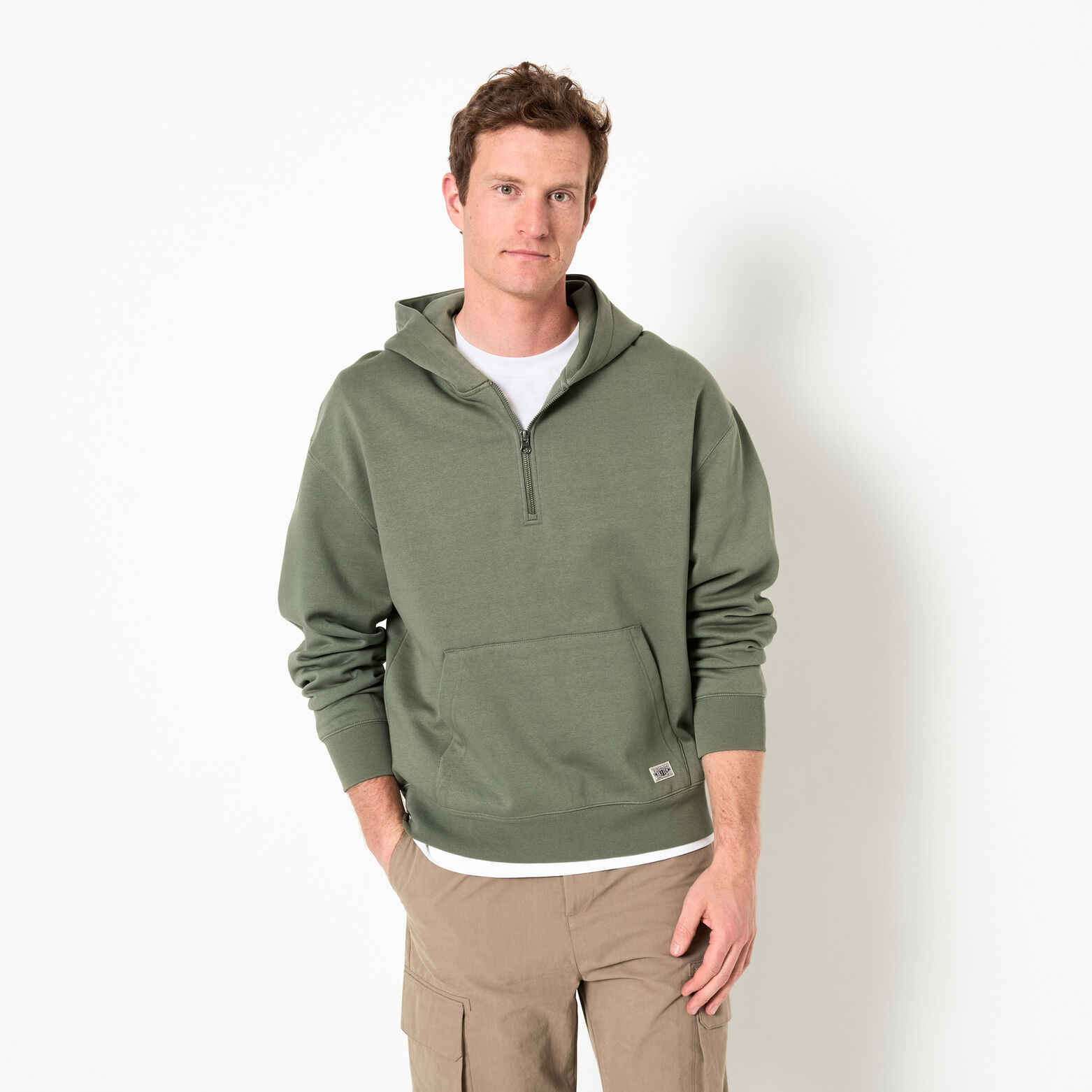 Sweat &agrave; capuche col zipp&eacute;