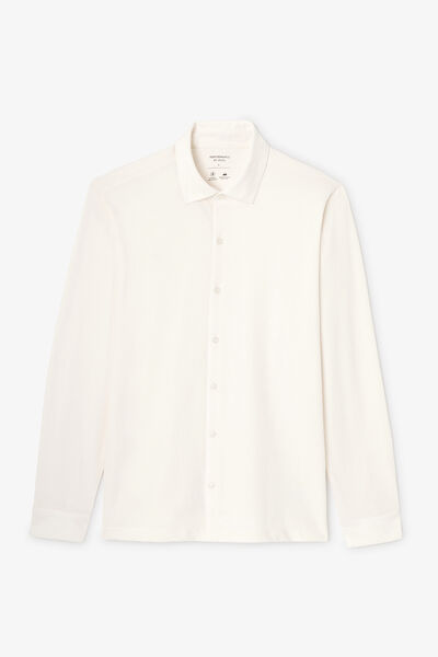 Chemise en maille coton slim