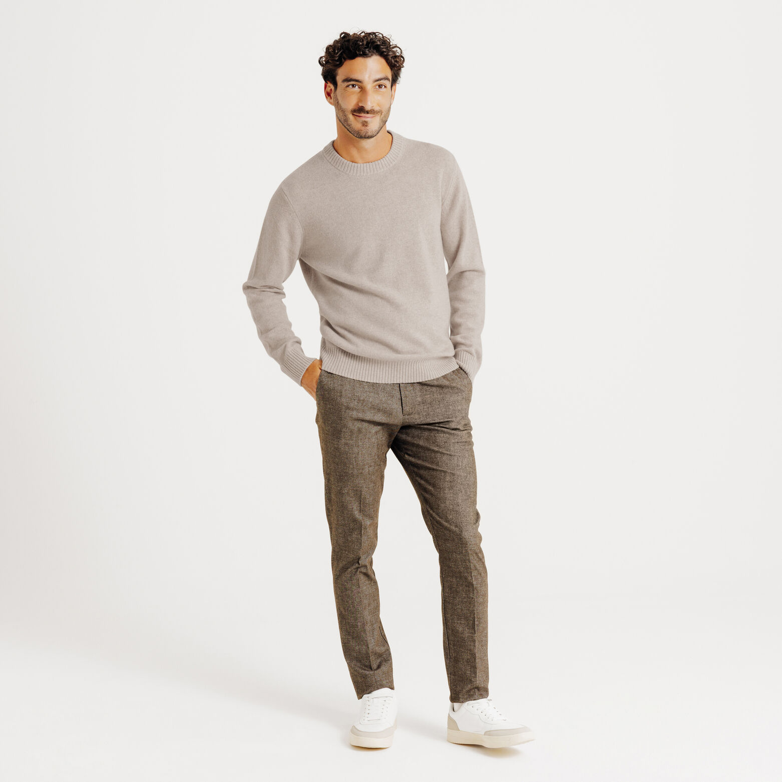 Pull col rond lambswool