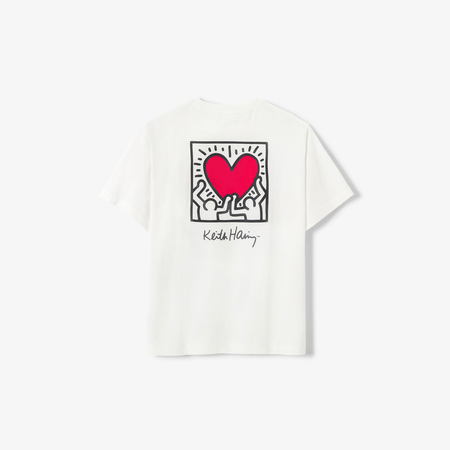 Tee shirt imprim&eacute; devant dos licence Keith Haring