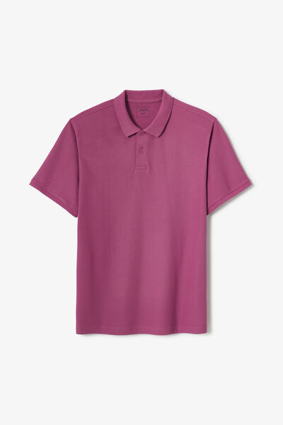 Polo manches courtes piqu&eacute; uni