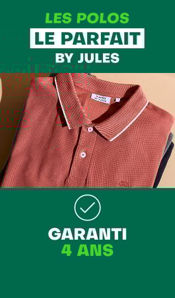 Les Polos le parfait by Jules - Garanti 4 ans