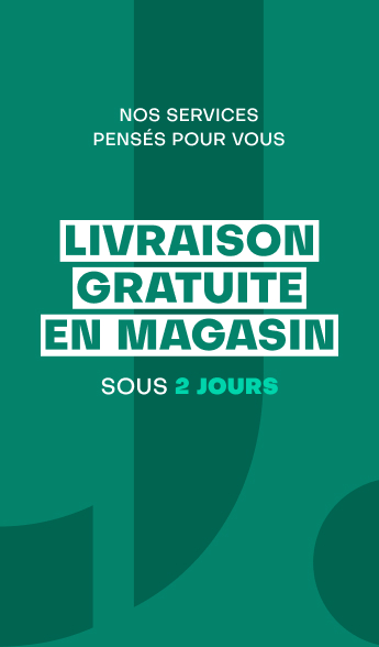 Livraison gratuite en magasin