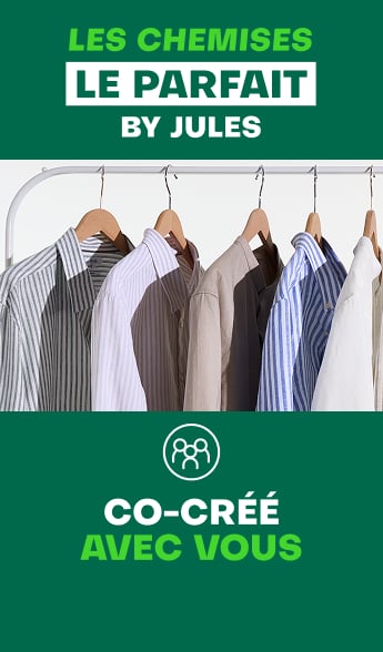 Les Chemises le parfait by Jules - Co-créé avec vous