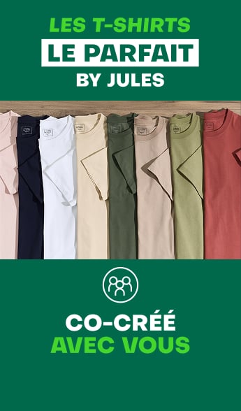 Les T-shirt le parfait by Jules - Co-créé avec vous