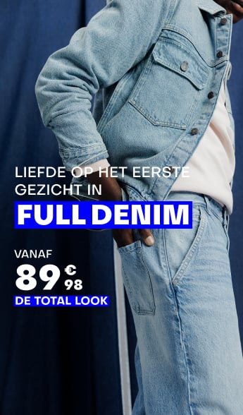 Verliefd op de Total Denim look vanaf €89,99