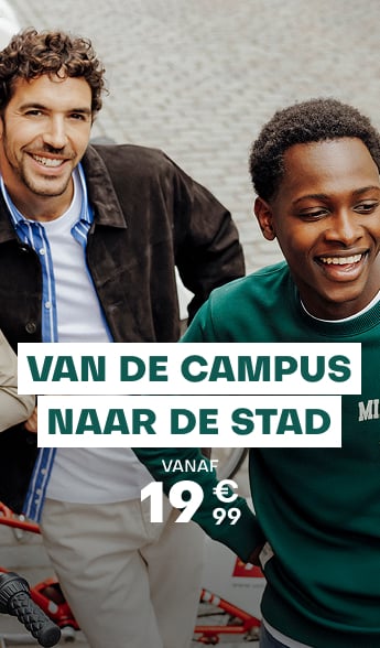 Van campus tot stad vanaf €19,99