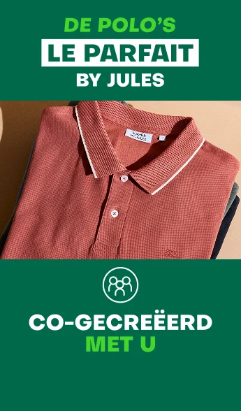 De perfecte polo's by Jules - Samen met u gecreëerd