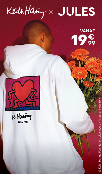 keith-haring x jules vanaf 19€99