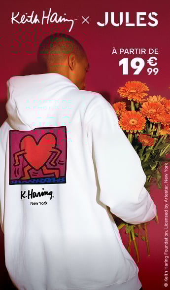 keith-haring x jules à partir de 19€99