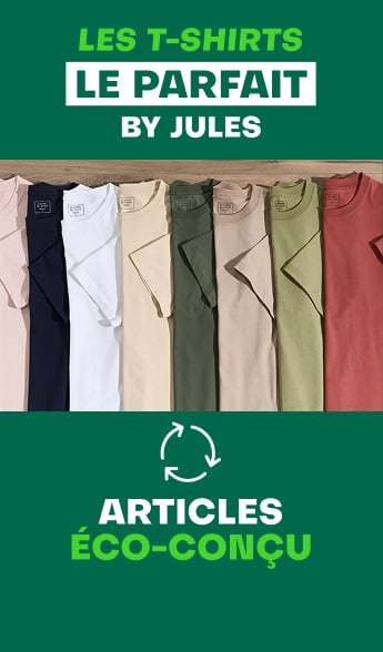 Les T-shirts le parfait by Jules - Articles éco-conçu