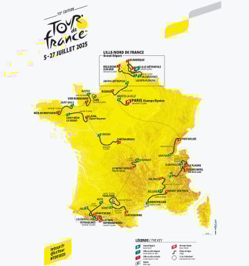 Carte Tour de France