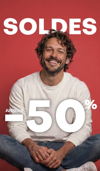 Soldes jusqu'à -50% sur une sélection*