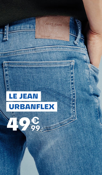 Le jean urbanflex à partir de 49€99