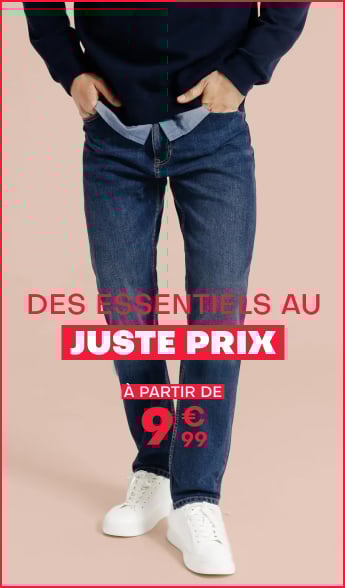 Des essemtiels au juste prix - à partir de 9€99