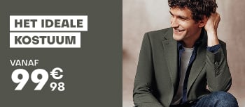 Het ideale kostuum vanaf 99€98