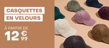 Casquette & chapeau à partir de 15€99