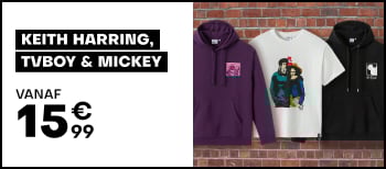 Keith Harring, TvBoy & Mickey vanaf 15€99