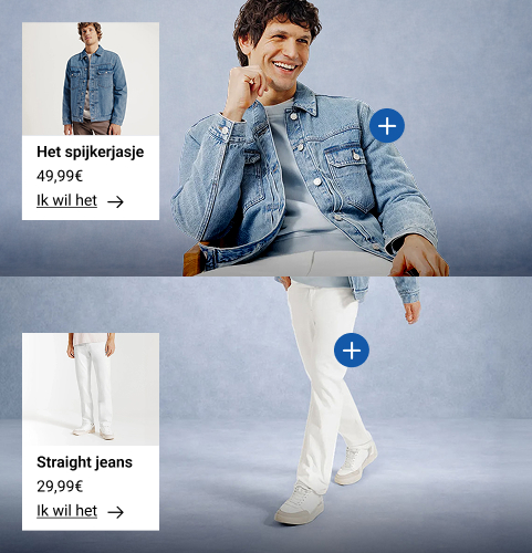 Heren denim: tussenjas & straight jeans