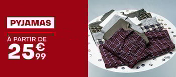 Pyjamas à partir de 25€99