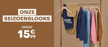 Onze seizoenslooks vanaf 15€99